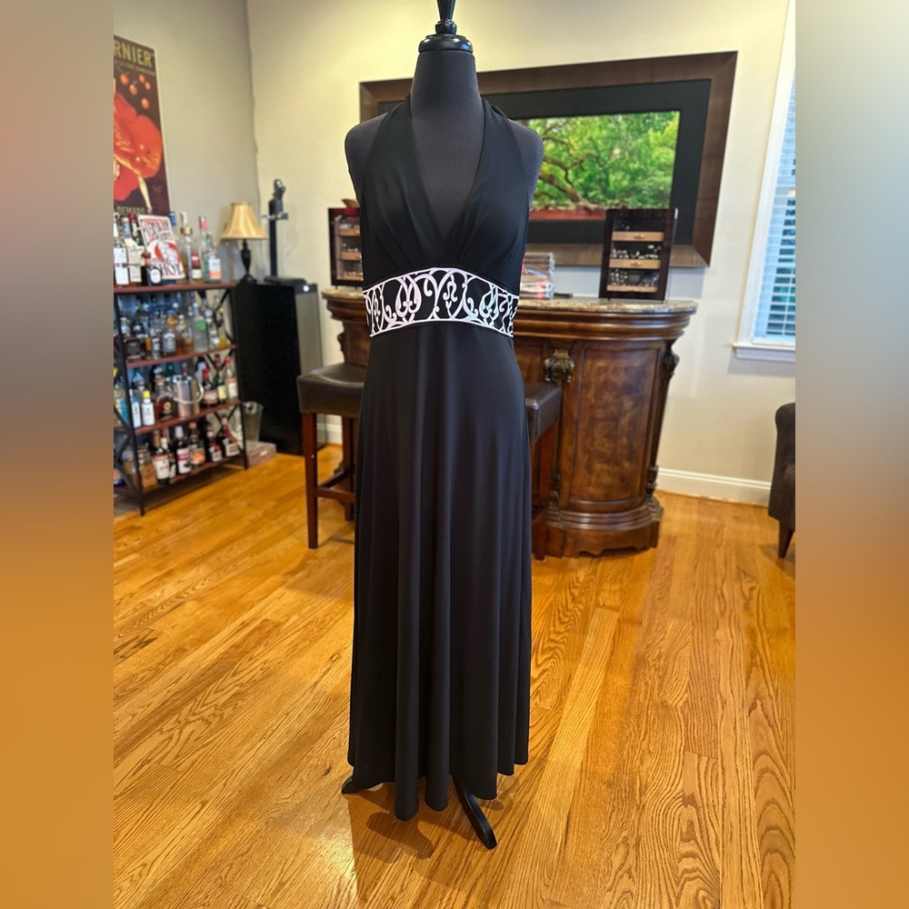 NWOT WHBM Black Halter Dress